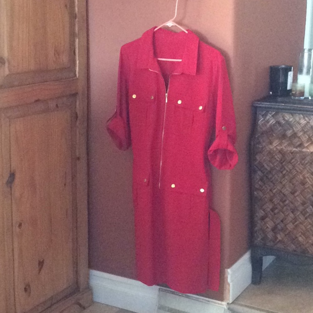 Red dress